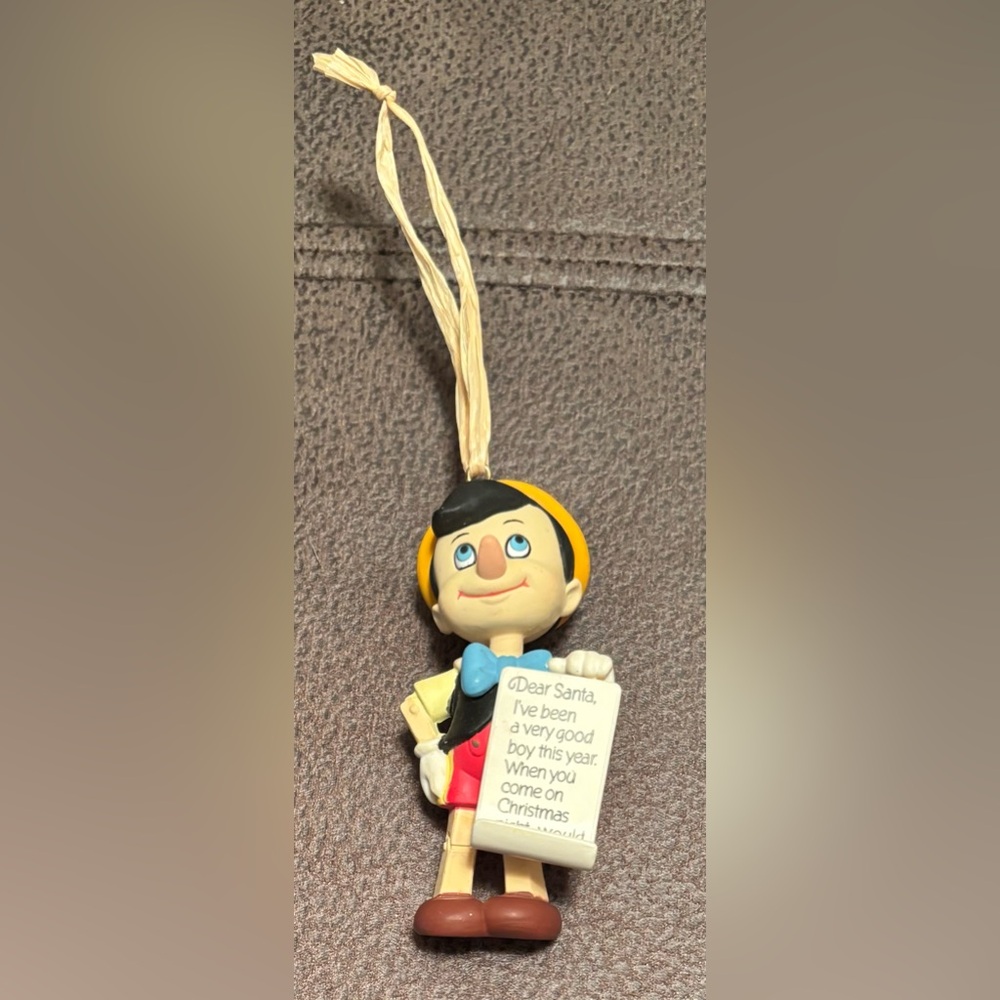 Grolier Christmas Magic Pinocchio Christmas Ornament